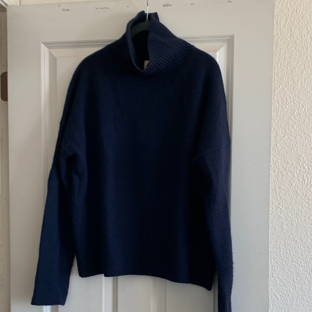Nap Navy Blue Turtleneck Sweater